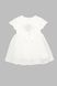 Сукня однотонна для дівчинки Baby Show 9411 86 см Білий (2000990473660S)