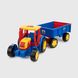 Трактор з причіпом "Гігант" Wader 66100 Різнокольоровий (5900694661004)