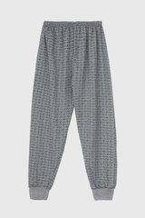 Магазин обуви Пижамные брюки мужские Ромб/серый