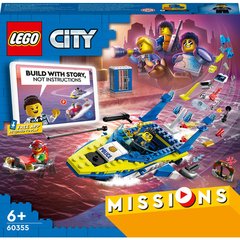 Магазин взуття Конструктор LEGO City Детективні місії водної поліції 60355