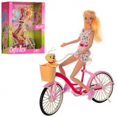 Магазин взуття Лялька DEFA 8276 30 см, велосипед 26 см (6903161053011)