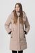 Куртка зимова жіноча Towmy 2039 S Темно-бежевий (2000989856009W)