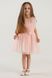 Платье бальное с узором для девочки Wecan 24148 110 см Персиковый (2000990342997A)