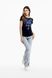 Вышиванка футболка женская Звездная ночь S Синий (2000989887331A)