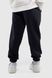 Спортивні штани однотонні для дівчики ANGELOS LX-274 128 см Графітовий (2000990238436W)