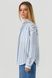 Сорочка з візерунком для дівчинки LocoLoco 9129 128 см Біло-блакитний (2000990347718D)