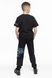 Спортивні штани для хлопчика AZN 381 128 см Чорно-синій (2000989562894D)