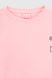 Лонгслів з принтом для дівчинки Baby Show 2395 140 см Рожевий (2000989919797D)