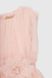Сукня бальна з візерунком для дівчинки Wecan 24148 104 см Персиковий (2000990342980A)