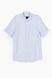 Рубашка однотонная мужская FIGO 7055-B 2XL Голубой (2000904147939S)