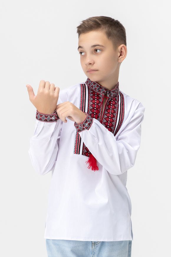 Магазин обуви Рубашка вышиванка для мальчика СЕРГЕЙКО-1