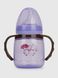 Поильник-непроливайка с силиконовым носиком и ручками Мегазайка 0314 Фиолетовый (2000990579577)