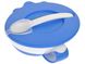 Тарiлка з ложкою-синя 31/406-blu Canpol babies (2400554613011)