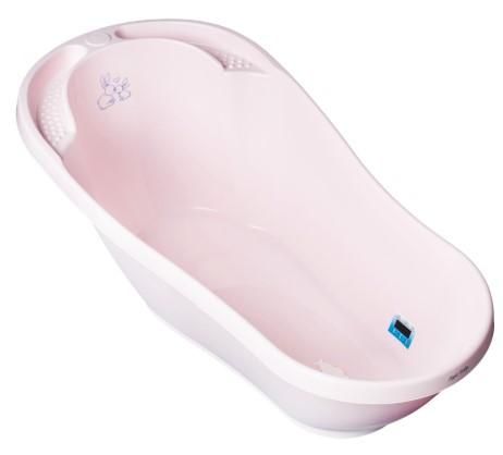 Магазин обуви Ванночка "Зайчики" со сливом и термометром (Светло-розовый) 92см KR-011-104 (2000902420874)