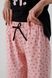 Пижама женская RUBINA 5381 2XL Черно-розовый (2000990482693A)