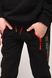 Спортивные штаны для мальчика с принтом Pitiki 1005-3 158 см Черный (2000989445203)