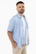 Рубашка классическая однотонная мужская Jean Pier JP7302 3XL Голубой (2000989651659S)