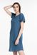 Платье однотонное женское W23-29 L Синий (2000989542964S)