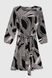 Сукня з візерунком жіноча 9102 54 Чорний (2000990112026D)