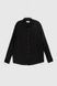 Рубашка классическая однотонная мужская Redpolo 3809 6XL Черный (2000989981657A)