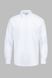 Рубашка однотонная мужская FIGO 18400 S Белый (2000990623812S)