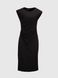 Платье однотонное женское 2416 2XL Черный (2000990589255S)