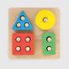 Іграшка дерев'яна "Геометрика" JHTOY-505 Різнокольоровий (2002014993437)