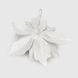 Новорічна прикраса "Квітка мала" Dashuri 10 см Білий (2000990125675)NY