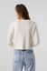 Пуловер однотонный женский 21133 L Молочный (2000990337511D)