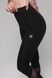 Фітнес костюм однотонний (топ+лосини) жіночий Speed Life SB-0769 S Чорний (2000989492849)