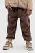 Спортивные штаны однотонные для мальчика Lizi 9107 116 см Коричневый (2000989835042W)