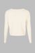 Пуловер однотонний жіночий 21133 L Молочний (2000990337511D)