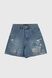 Шорты джинсовые для девочки LocoLoco 6186 128 см Голубой (2000990346834S)