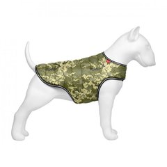 Магазин обуви Куртка-накидка для собак WAUDOG Clothes, рисунок "Милитари", M, A 37 см, B 52-62 см, C 37-46 см