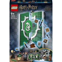 Магазин взуття Конструктор LEGO Harry Potter Прапор гуртожитку Слізерин 76410