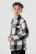 Сорочка з візерунком для хлопчика Deniz 124 164 см Чорний (2000990473370D)