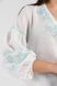 Рубашка вышиванка женская Park karon 23038 44 Бело-зеленый (2000990404480A)