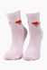 Шкарпетки для дівчинки Серце 23-25 Рожевий (2000989559467А)
