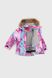 Комбінезон для дівчинки 2301 куртка + штани на шлейках 116 см Малиновий (2000989628026W)