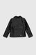 Куртка з екошкіри для дівчинки XZKAMI 8812 116 см Чорний (2000990538031D)