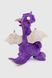 М'яка іграшка Дракон JINGRONGWANJU JR52624 Фіолетовий (2000990384331)