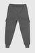 Спортивні штани з принтом для хлопчика Atescan 1106 140 см Графітовий (2000990276094W)
