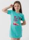 Ночная рубашка для девочки Mini Moon 6391 158-164 см Бирюзовый (2000990526861A)