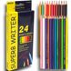 Кольорові олівці 24 кольори MARCO 4100-24CB Різнокольорові (6951572900615)