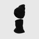 Набор для мальчика (шапка+снуд) Viva 91002 48-54 Черный (2000990200877D)