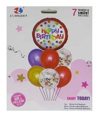 Магазин взуття Набір повітряних кульок Happy birthday 1212-12