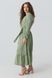Сукня з візерунком жіноча 2410 M Зелений (2000990474018D)