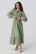 Платье с узором женское 2410 L Зеленый (2000990474025D)
