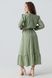 Платье с узором женское 2410 L Зеленый (2000990474025D)