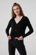 Пуловер однотонный женский 21133 S Черный (2000990337481D)